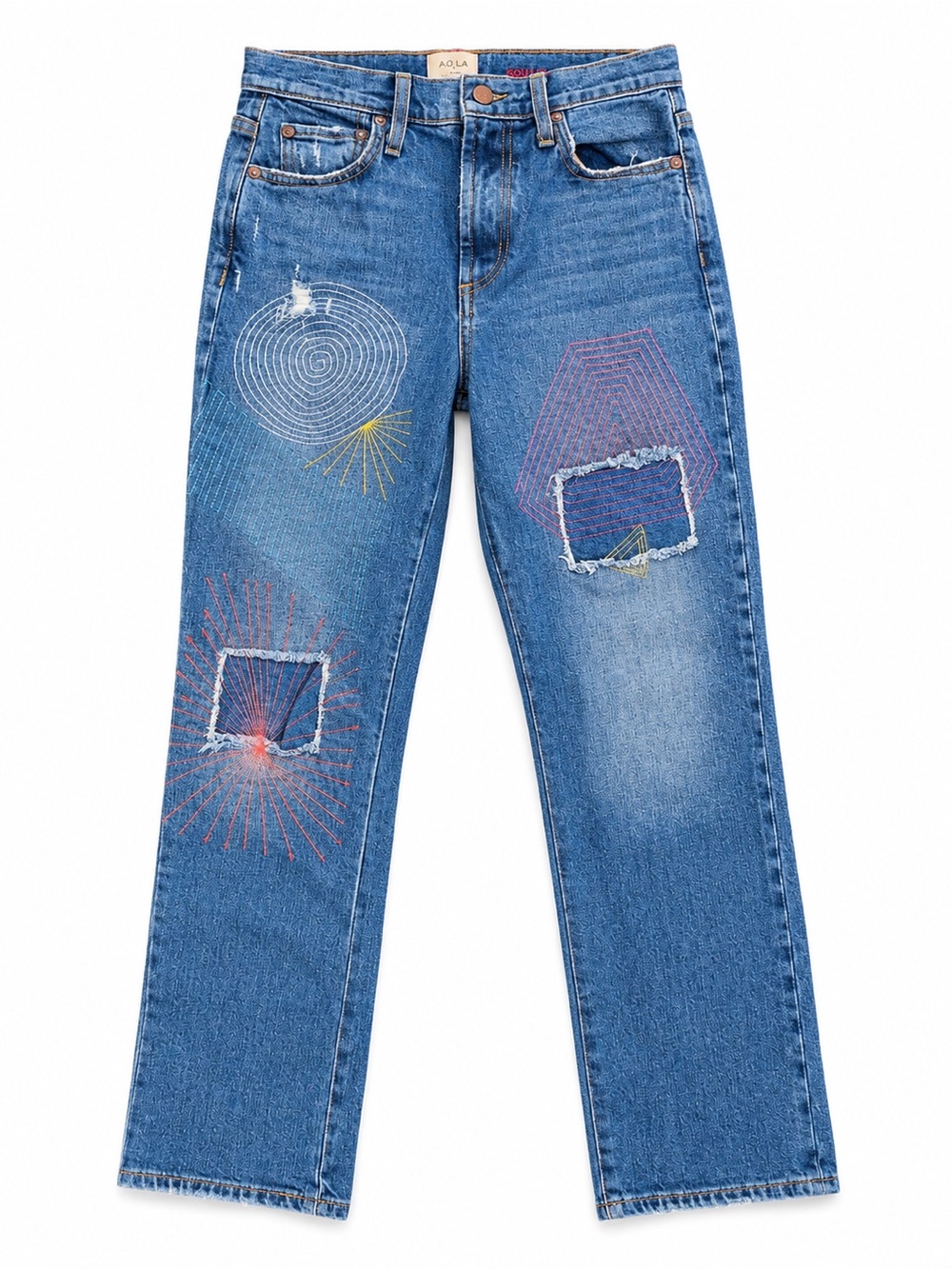 Alice + Olivia AO.LA Amazing High Rise Jeans Size 25